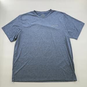 Vineyard Vines Performance T-Shirt Blue Heather Short Sleeve XXL Poly Spandex